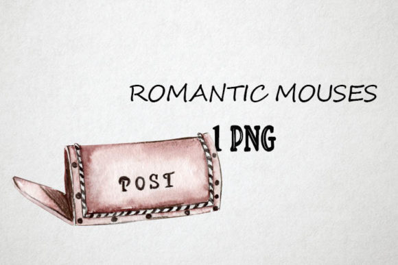 Watercolor Romantic Mouses, Fairy Tale Illustrations