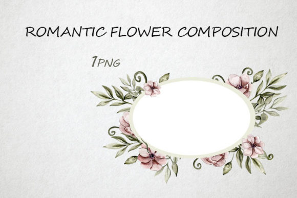 Watercolor Vintage Frames and Illustrations